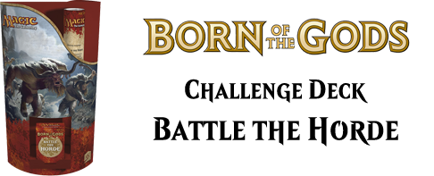 Born of the Gods Challenge Deck : Battle the Horde logo