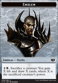 Emblem Ob Nixilis of the Black Oath - Commander 2014