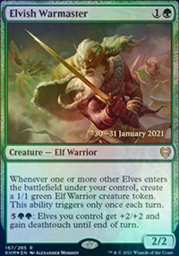 Elvish Warmaster - Prerelease Promos