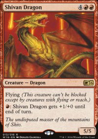 Shivan Dragon - Welcome Deck 2016