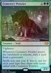 Cemetery Prowler - Prerelease Promos