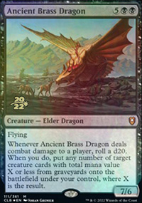 Ancient Brass Dragon - Prerelease Promos