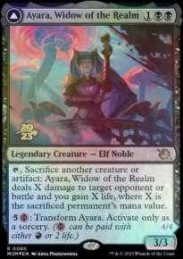 Ayara, Widow of the Realm - Prerelease Promos