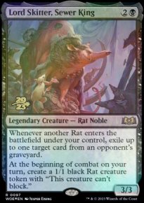 Lord Skitter, Sewer King - Prerelease Promos