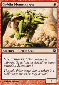 Goblin Mountaineer - 9th Edition