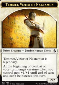 Temmet, Vizier of Naktamun Token - Amonkhet