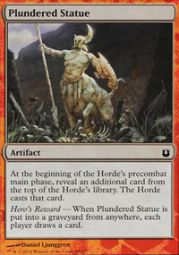 Plundered Statue - Born of the Gods Challenge Deck : Battle the Horde