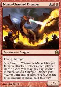 Mana-Charged Dragon - MTG Commander