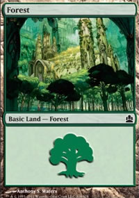 Forest 4 - MTG Commander