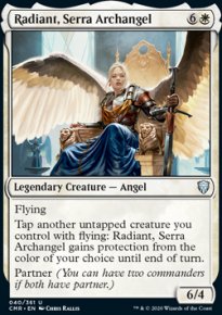 Radiant, Serra Archangel - Commander Legends