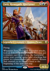 Zara, Renegade Recruiter 2 - Commander Legends