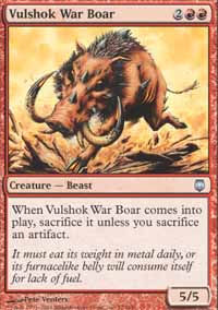 Vulshok War Boar - Darksteel