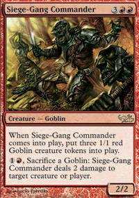 Siege-Gang Commander - Elves vs. Goblins