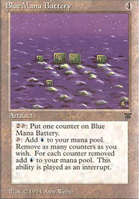 Blue Mana Battery - Legends