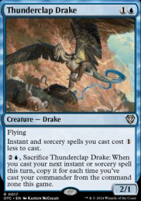 Thunderclap Drake - Outlaws of Thunder Junction Commander Decks