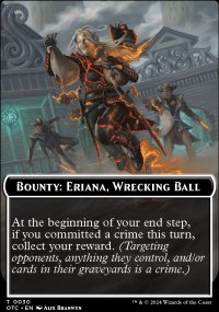 Bounty: Eriana, Wrecking Ball - Outlaws of Thunder Junction Commander Decks