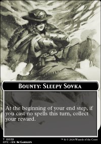 Bounty: Sleepy Sovka  - Outlaws of Thunder Junction Commander Decks