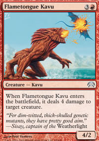 Flametongue Kavu - Planechase decks