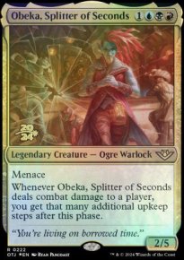 Obeka, Splitter of Seconds - Prerelease Promos