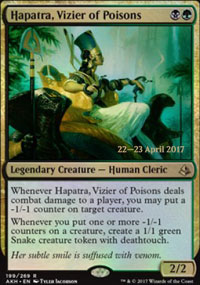 Hapatra, Vizier of Poisons - Prerelease Promos