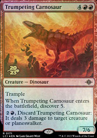 Trumpeting Carnosaur - Prerelease Promos