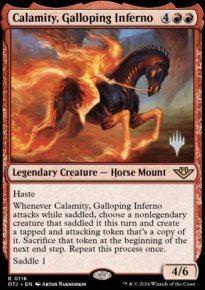 Calamity, Galloping Inferno - Planeswalker symbol stamped promos