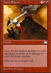 Lava Storm - Weatherlight
