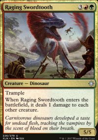 Raging Swordtooth - Ixalan