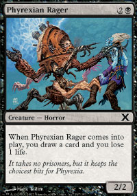 Phyrexian Rager - 10th Edition