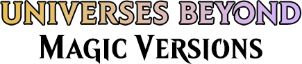 Universes Beyond Magic reprints logo