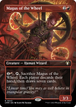 wheel cards mtg Magus of the - Single Card Wheel of Torture deals X damage to that player Wheel of Fortune #C -