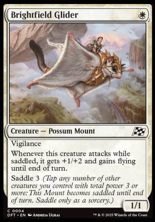 mtg possum card Brightfield Glider