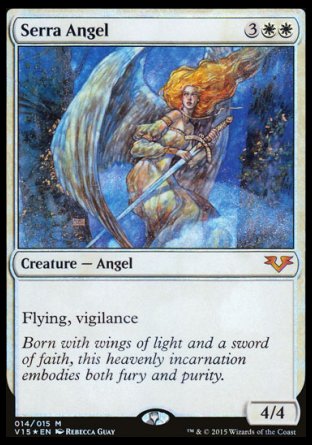 mtg serra card Angel All cards will be carefully packed for safe transit Serra Angel [Tenth Edition] Moderately