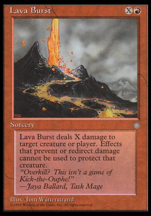 Lava Burst - mtgpics.com