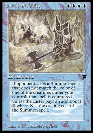 MTG (英)Invoke Prejudice (LEG) CGC8 Invoke Prejudice - mtgpics.com
