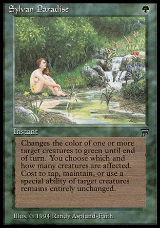 MTG Sylvan Paradise LEG 英語版1枚 Sylvan Paradise - mtgpics.com