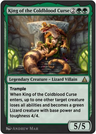 Lizard, Connors's Curse - mtgpics.com