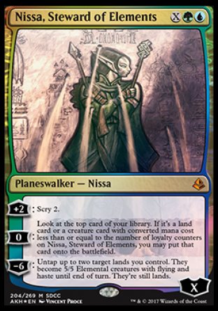 Nissa, Steward of Elements - mtgpics.com