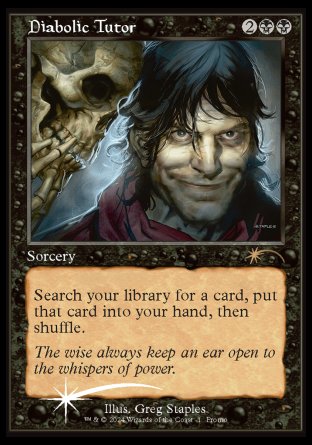 Magic: The Gathering - Tutore Diabolico (Diabolic Tutor) - 10th Edition (10E) - Carta Singola Non Comune - 4