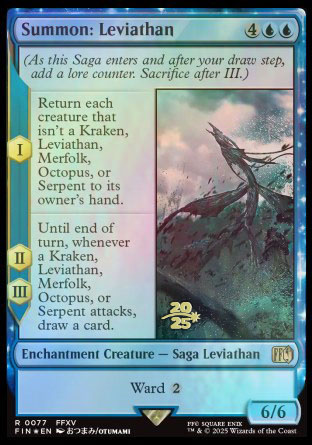 merfolk final fantasy mtg Magic: The Gathering Final Fantasy Play Booster main image 0