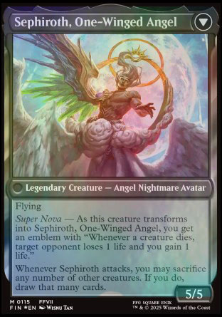 Sephiroth, Fabled SOLDIER/Sephiroth, One-Winged Angel - mtgpics.com