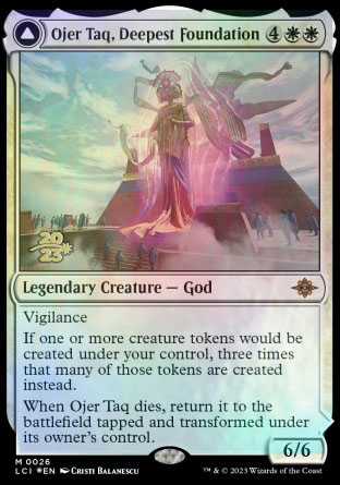 ojer mtg cards Ojer Axonil, Deepest Might // Temple of Power [317] [Gods of Ixalan  Showcase] [The Lost Caverns of Ixalan] [Foil] – Face to Face Games
