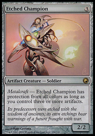 Etched Champion - mtgpics.com