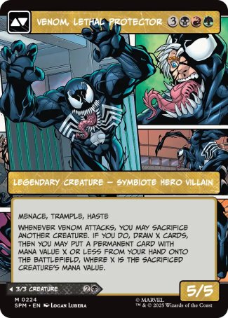 venom eddie brock mtg card Custom Proxy Eddie Brock // Venom, Lethal
