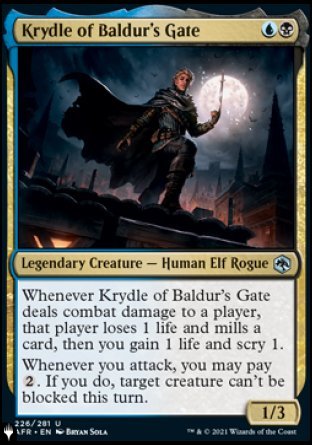 Krydle Krydle of Baldur's Gate - mtgpics.com