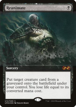 mtg reanimate cards - Single Card Then if there are three or more creature cards in your graveyard Reanimate | Commander Collection: Black