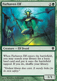 Farhaven Elf - Commander 2013