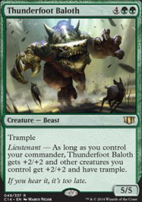 Thunderfoot Baloth - Commander 2014