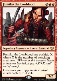 Fumiko the Lowblood - Commander 2015