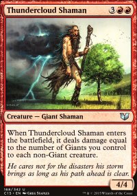 Thundercloud Shaman - Commander 2015